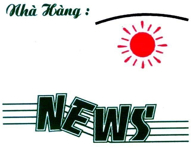 Mẫu nhãn hiệu NEWS Nhà Hàng