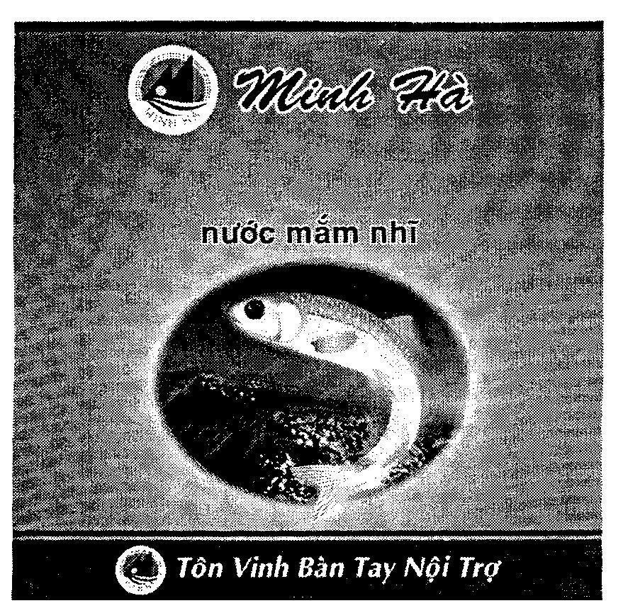 Mẫu nhãn hiệu Minh Hà Nước Mắm Nhĩ Tôn Vinh Bàn Tay Nội Trợ