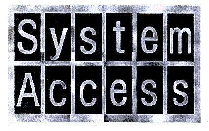 Mẫu nhãn hiệu SYSTEM ACCESS