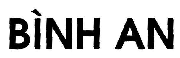 Mẫu nhãn hiệu BìNH AN