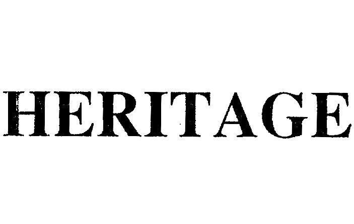 Mẫu nhãn hiệu HERITAGE
