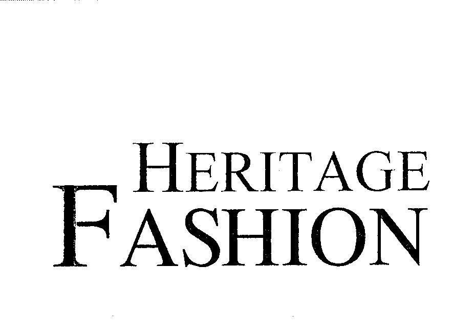 Mẫu nhãn hiệu HERITAGE FASHION