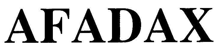 Mẫu nhãn hiệu AFADAX