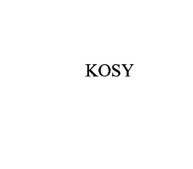 Mẫu nhãn hiệu KOSY