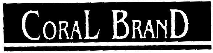 Mẫu nhãn hiệu CORAL BRAND