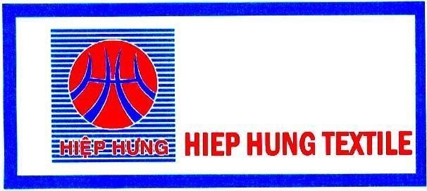 Mẫu nhãn hiệu Hiệp Hưng HIEP HUNG TEXTILE