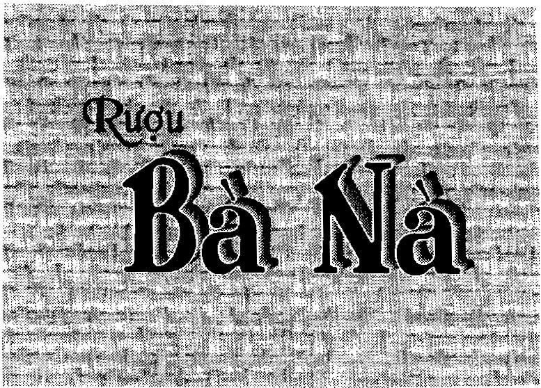 Mẫu nhãn hiệu Bà Nà Rượu