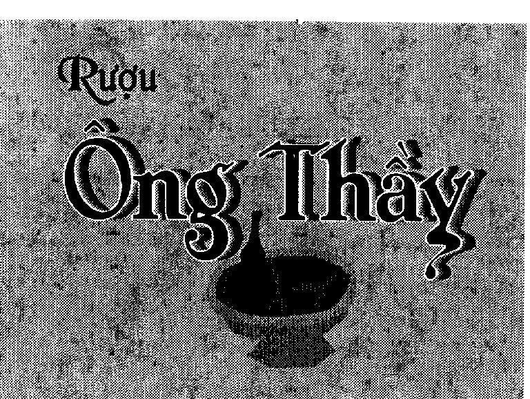 Mẫu nhãn hiệu ông Thầy Rượu