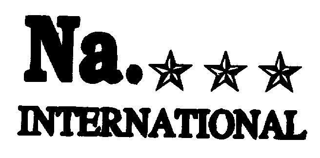 Mẫu nhãn hiệu NA INTERNATIONAL