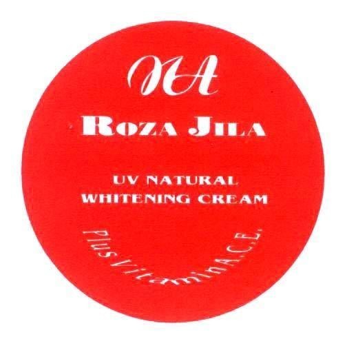 Mẫu nhãn hiệu NA ROZA JILA UV NATURAL WHITENING CREAM