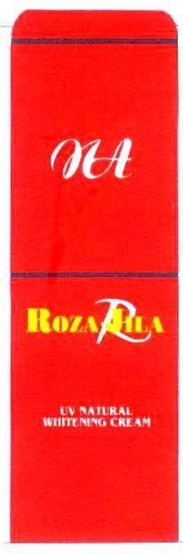 Mẫu nhãn hiệu NA ROZA JILA R UV NATURAL WHITENING CREAM