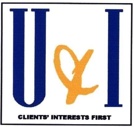 Mẫu nhãn hiệu U&I CLIENTS' INTERESTS FIRST