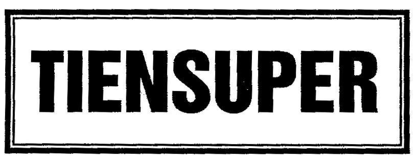 Mẫu nhãn hiệu TIENSUPER