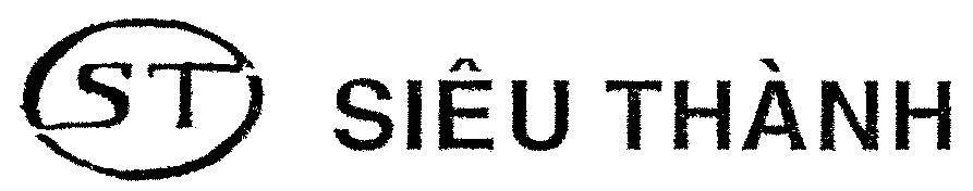 Mẫu nhãn hiệu ST SIÊU THàNH