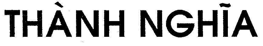 Mẫu nhãn hiệu THàNH NGHĩA