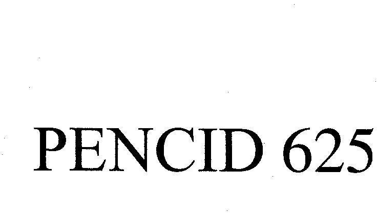 Mẫu nhãn hiệu PENCID 625