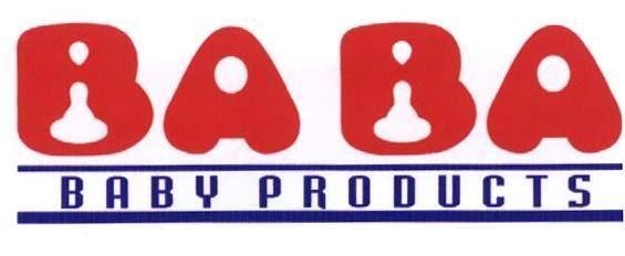 Mẫu nhãn hiệu BABA BABY PRODUCTS