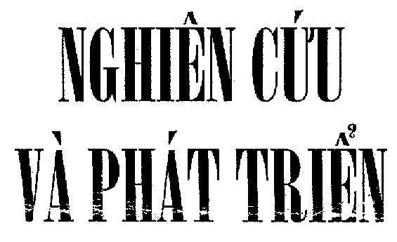 Mẫu nhãn hiệu NGHIÊN CứU Và PHáT TRIểN