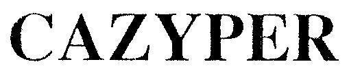 Mẫu nhãn hiệu CAZYPER