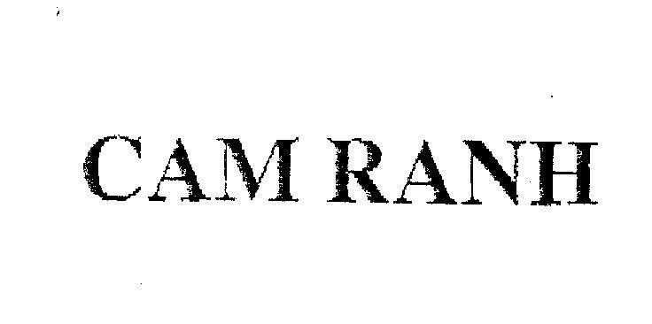 Mẫu nhãn hiệu CAM RANH