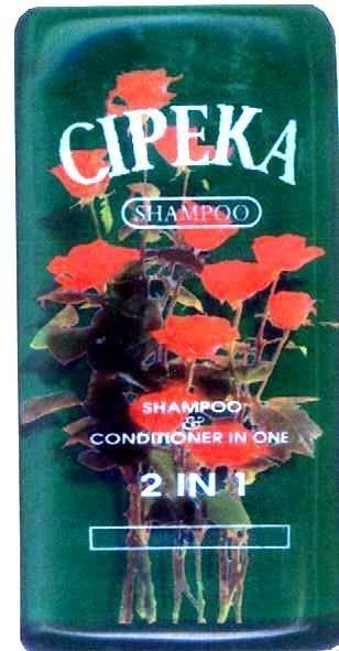 Mẫu nhãn hiệu CIPEKA SHAMPOO CONDITIONER IN ONE 2 IN 1