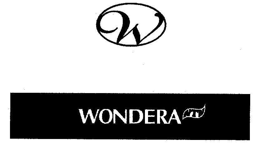 Mẫu nhãn hiệu W WONDERA