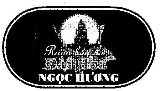 Mẫu nhãn hiệu ĐàI HOA NGọC HƯƠNG BầU Đá RƯợU