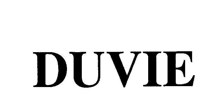 Mẫu nhãn hiệu DUVIE
