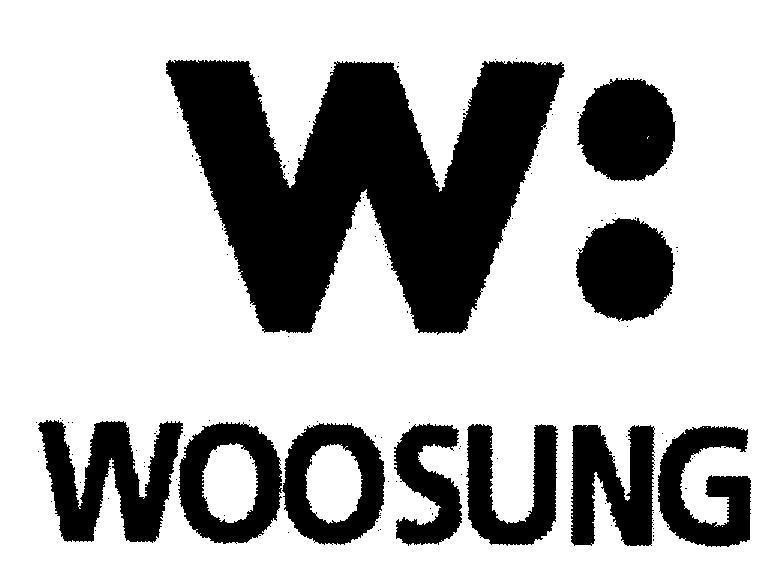 Mẫu nhãn hiệu W WOOSUNG