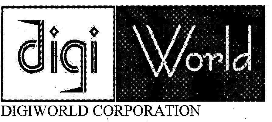 Mẫu nhãn hiệu DIGI WORLD DIGIWORLD CORPORATION