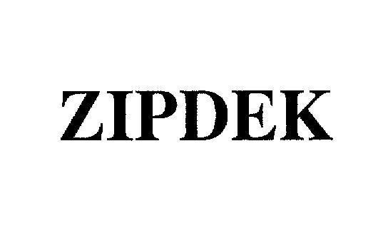 Mẫu nhãn hiệu ZIPDEK