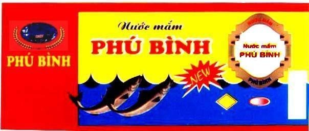 Mẫu nhãn hiệu PHú BìNH NƯớC MắM