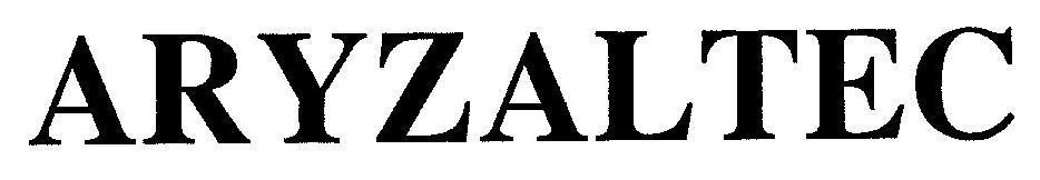 Mẫu nhãn hiệu ARYZALTEC