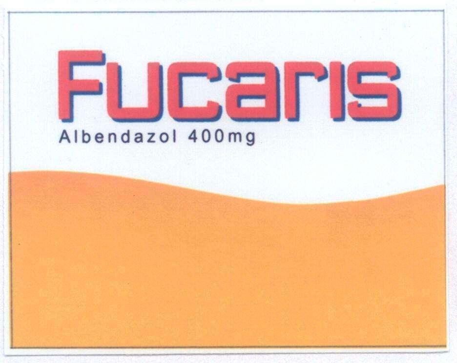 Mẫu nhãn hiệu FUCARIS Albendazol 400mg