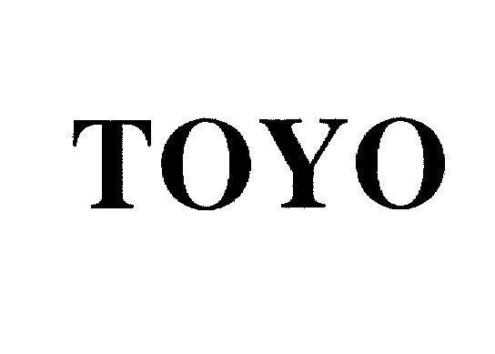 Mẫu nhãn hiệu TOYO
