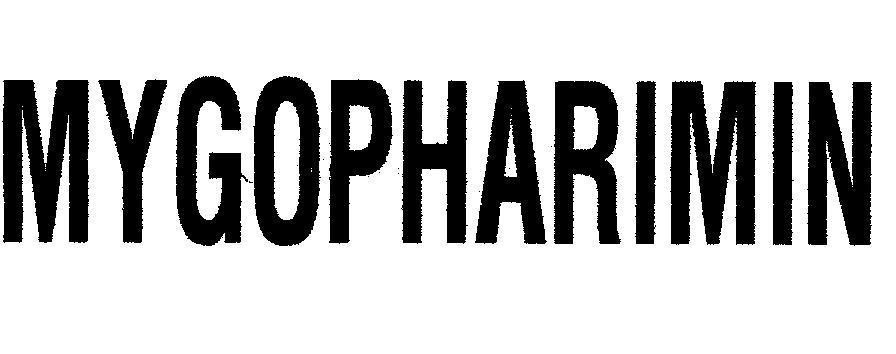 Mẫu nhãn hiệu MYGOPHARIMIN