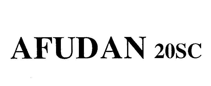 Mẫu nhãn hiệu AFUDAN 20SC