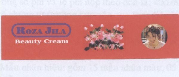 Mẫu nhãn hiệu ROZA JILA BEAUTY CREAM