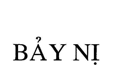 Mẫu nhãn hiệu Bảy Nị