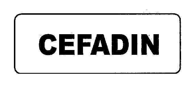 Mẫu nhãn hiệu CEFADIN