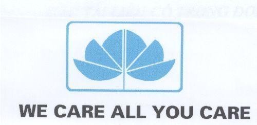 Mẫu nhãn hiệu WE CARE ALL YOU CARE