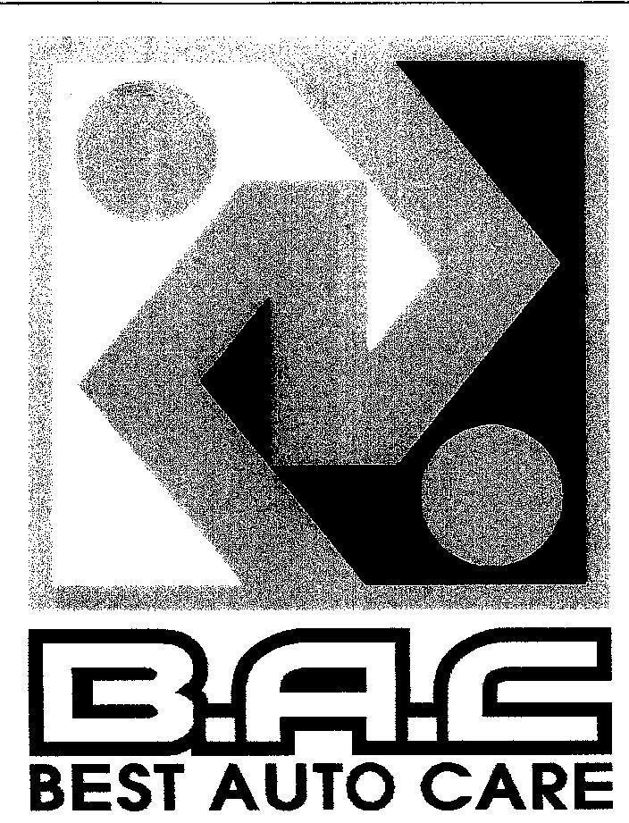 Mẫu nhãn hiệu B.A.C BEST AUTO CARE