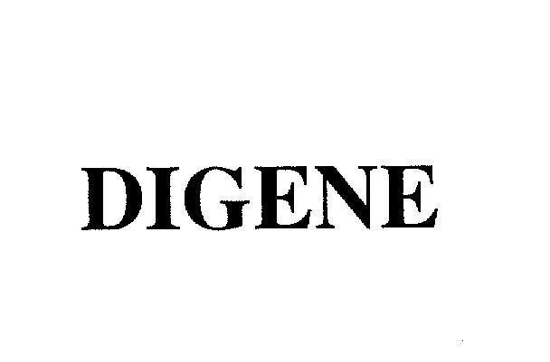 Mẫu nhãn hiệu DIGENE
