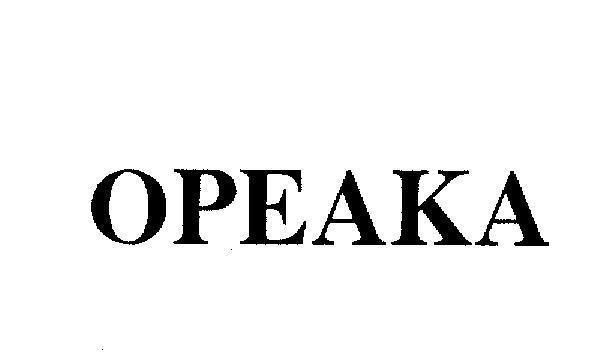 Mẫu nhãn hiệu OPEAKA