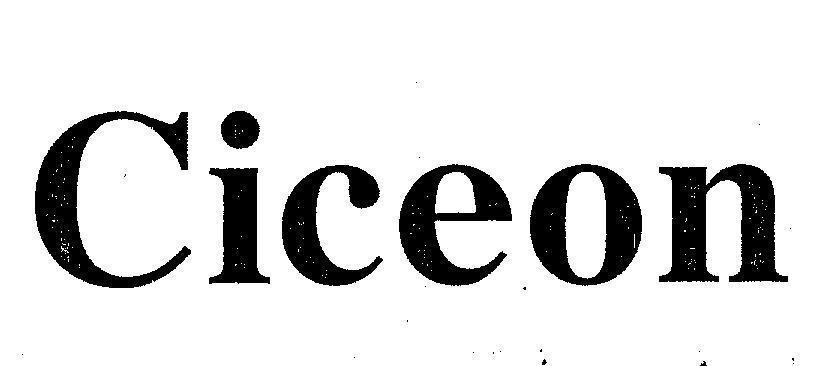 Mẫu nhãn hiệu CICEON