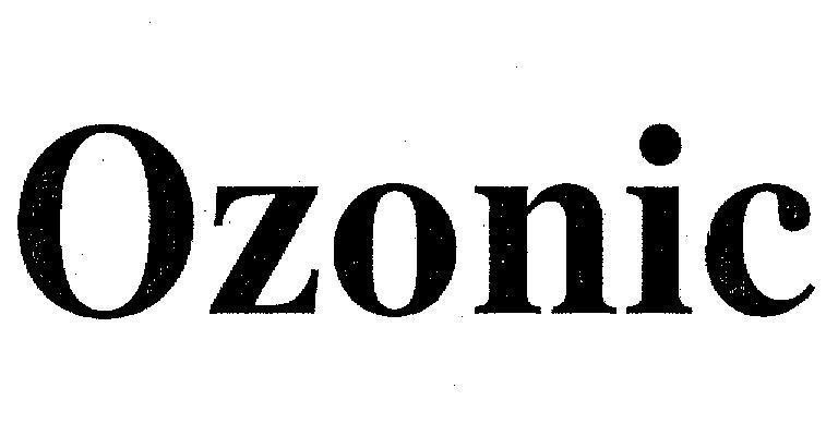 Mẫu nhãn hiệu OZONIC