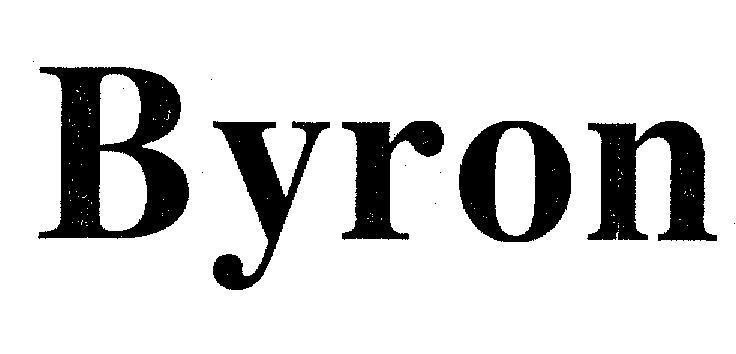 Mẫu nhãn hiệu BYRON