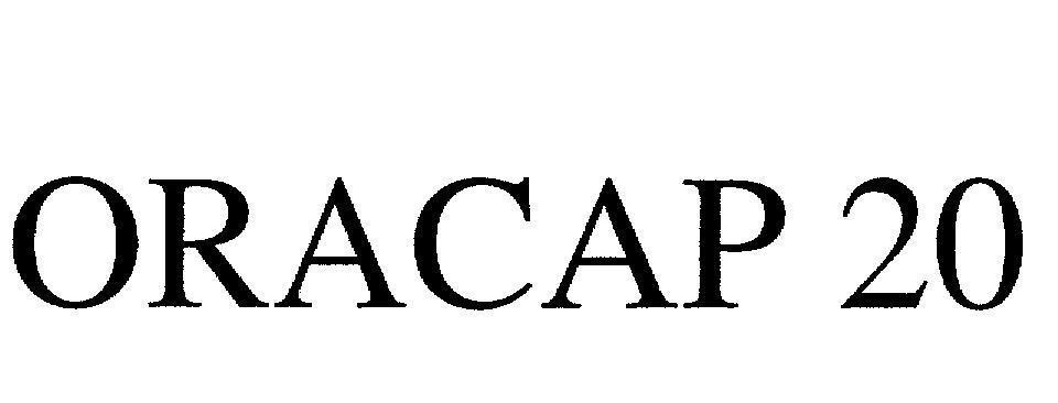 Mẫu nhãn hiệu ORACAP 20