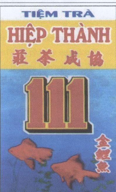 Mẫu nhãn hiệu HIệP THàNH 111 TIEM TRA