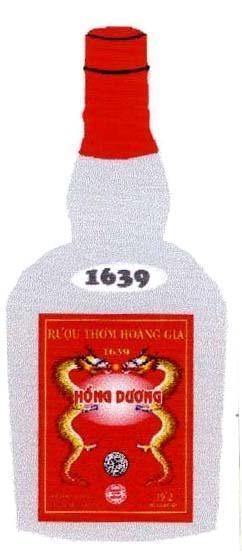 Mẫu nhãn hiệu HOàNG GIA HồNG DƯƠNG 1639 RUOU THOM